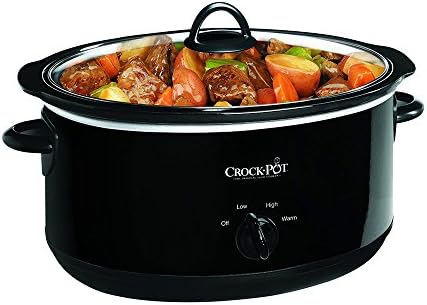 Crock-Pot 8 Quart Manual Slow Cooker – Black 5BES