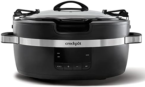 Crock-Pot Thermoshield 6 Quart Slow Cooker with Carry Handles YZ7O