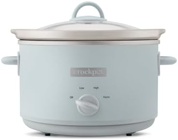 Crock-Pot 4.5 Quart Manual Slow Cooker – Macaroon Blue 2RGB