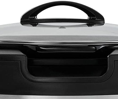 Crock-Pot Thermoshield 6 Quart Slow Cooker with Carry Handles YZ7O