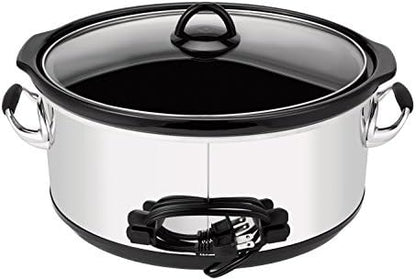 Crock-Pot 7 Quart Programmable Slow Cooker – Polished Platinum UNM6