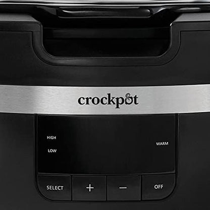 Crock-Pot Thermoshield 6 Quart Slow Cooker with Carry Handles YZ7O