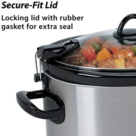 Crock-Pot Cook & Carry 6 Quart Portable Slow Cooker 42DH