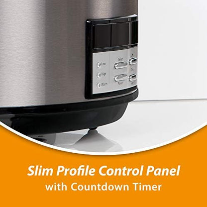 Crock-Pot 8 Quart Programmable Slow Cooker with Auto Warm YIFQ