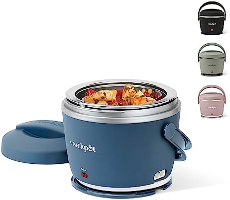 Crock-Pot Electric Lunch Box Food Warmer 20oz – Faded Blue 5XQX