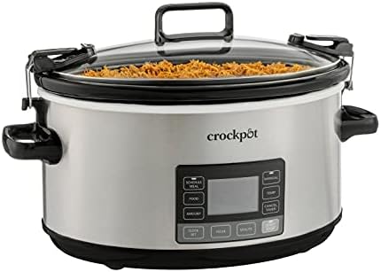 Crock-Pot 7 Quart Portable Programmable Slow Cooker with Timer BHBC