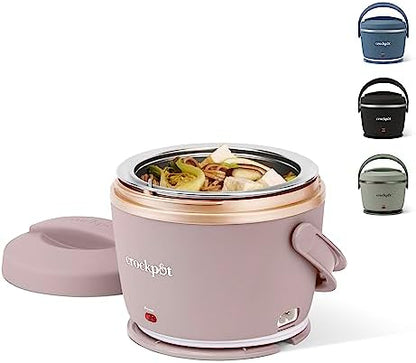 Crock-Pot Electric Lunch Box Food Warmer 20oz – Blush Pink 7AEQ