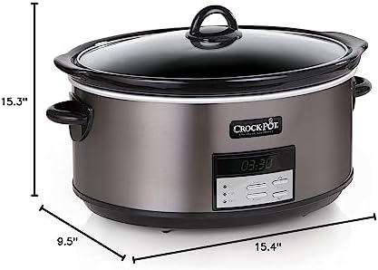 Crock-Pot 8 Quart Programmable Slow Cooker with Auto Warm YIFQ