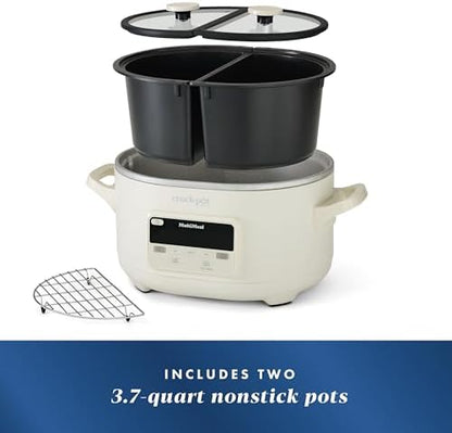 Crock-Pot MultiMeal Multicooker with Programmable Slow Cooker T7H3