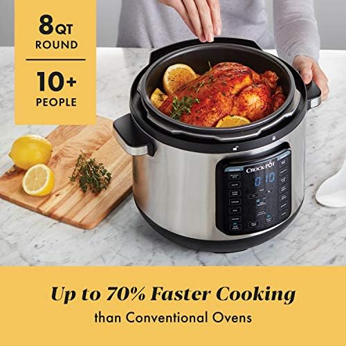 Crock-Pot 8 Quart Express Crock Multi-Use Pressure Cooker 1GYM