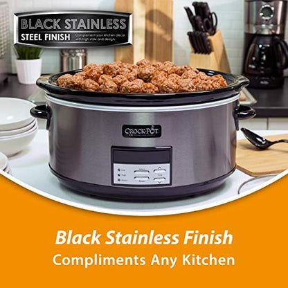 Crock-Pot 8 Quart Programmable Slow Cooker with Auto Warm YIFQ