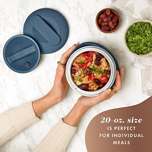 Crock-Pot Electric Lunch Box Food Warmer 20oz – Faded Blue 5XQX