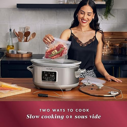 Crock-Pot 7 Quart Programmable Cook & Carry Slow Cooker CX2R