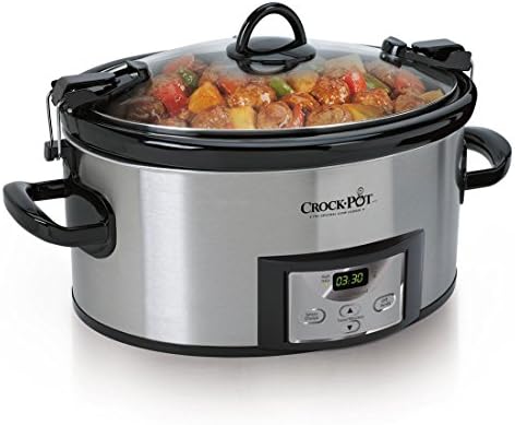 Crock-Pot Cook & Carry 6 Quart Programmable Slow Cooker EU7P