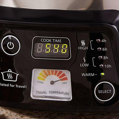 Crock-Pot Cook & Carry 6 Quart Programmable Slow Cooker EU7P