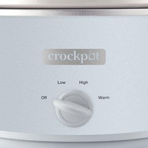 Crock-Pot 4.5 Quart Manual Slow Cooker – Macaroon Blue 2RGB