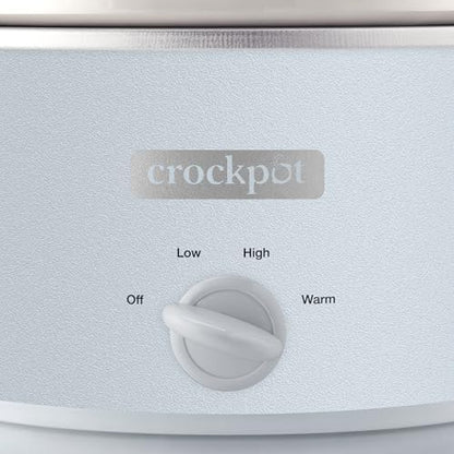 Crock-Pot 4.5 Quart Manual Slow Cooker – Macaroon Blue 2RGB