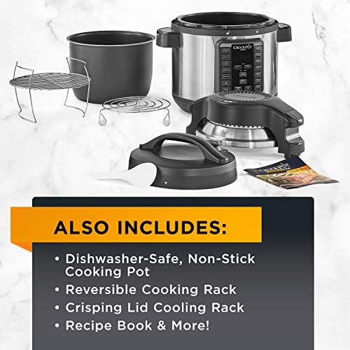 Crock-Pot Express Crisp 8 Quart 10-in-1 Pressure Cooker 0U8M