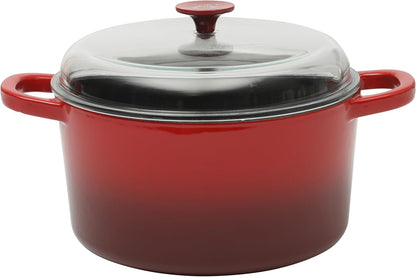 Crock-Pot 3 Quart Enameled Cast Iron Dutch Oven – Aqua K69T