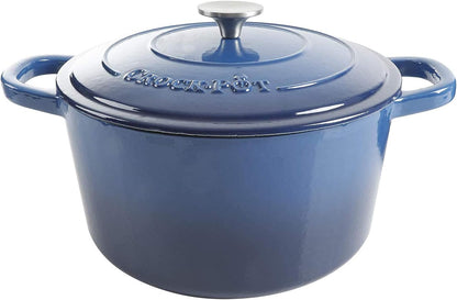 Crock-Pot 3 Quart Enameled Cast Iron Dutch Oven – Aqua K69T