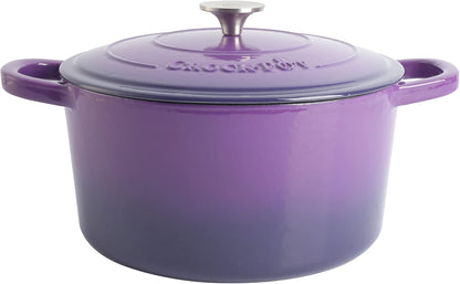 Crock-Pot 3 Quart Enameled Cast Iron Dutch Oven – Aqua K69T
