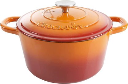Crock-Pot 3 Quart Enameled Cast Iron Dutch Oven – Aqua K69T