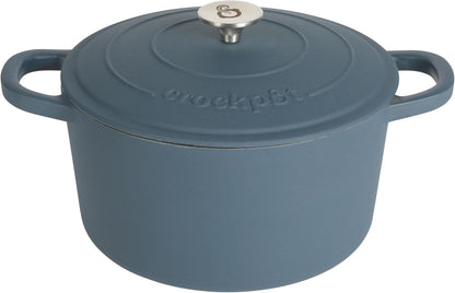 Crock-Pot 3 Quart Enameled Cast Iron Dutch Oven – Aqua K69T