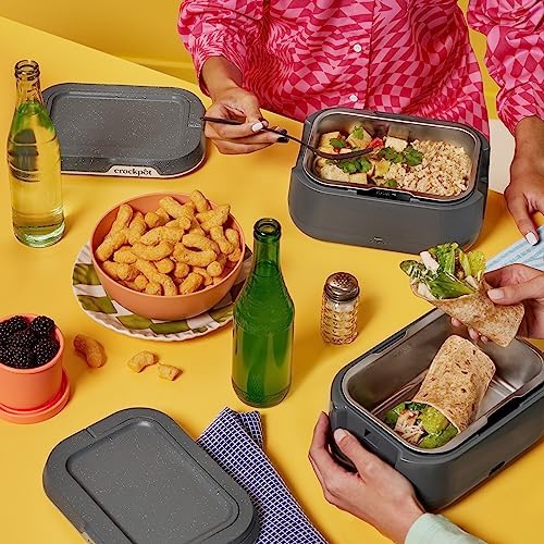 Crock-Pot Portable Electric Lunch Box Food Warmer 28oz AQ6O