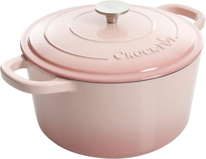 Crock-Pot 3 Quart Enameled Cast Iron Dutch Oven – Aqua K69T