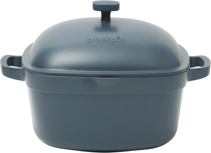 Crock-Pot 3 Quart Enameled Cast Iron Dutch Oven – Aqua K69T