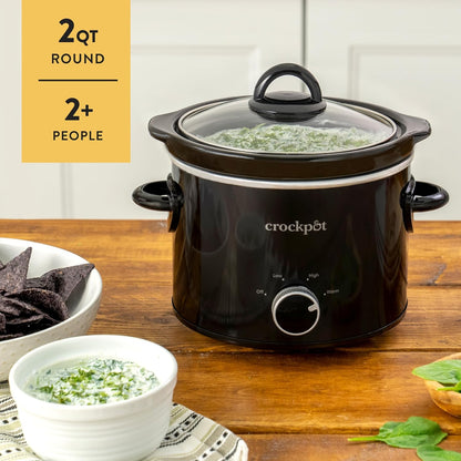 Crock-Pot 2 Quart Mini Slow Cooker – Classic Compact Cooker 2K34