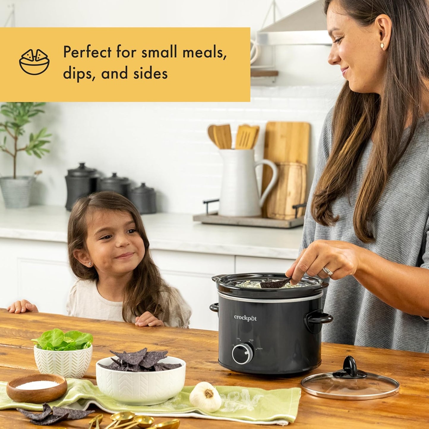 Crock-Pot 2 Quart Mini Slow Cooker – Classic Compact Cooker 2K34